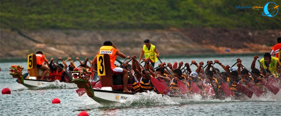 مسابقه بین المللی قایق اژدها در پنانگ