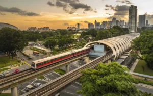 حمل و نقل عمومی سنگاپور و مترو MRT در مرکز شهر