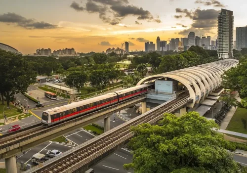 حمل و نقل عمومی سنگاپور و مترو MRT در مرکز شهر